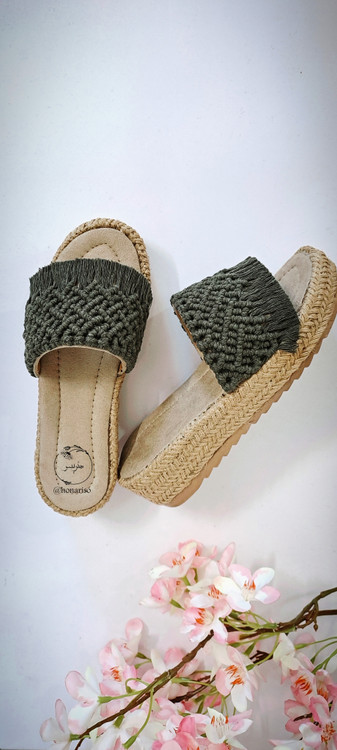 صندل مکرومه زنانه