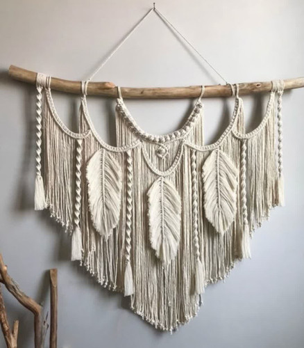 دیوارکوب مکرومه